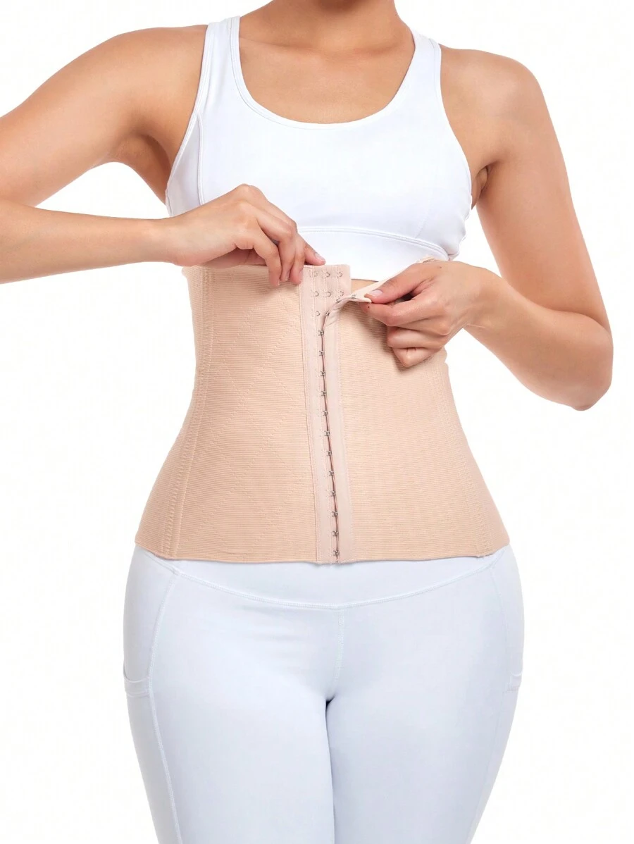 Apricot Fabric High Stretch Waist Trainer For Women Weight Loss - Apricot - View 1