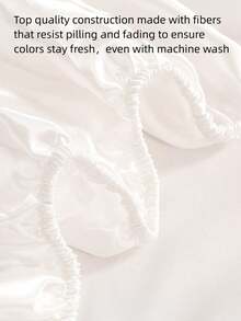 緞面床單套裝 - 白色 - 查看 5