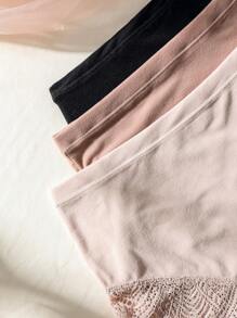 Snug Zone 3pack Contrast Lace Panty Set Lingerie - Multicolor - View 5