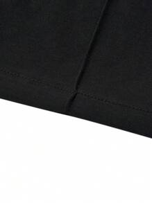 SHEIN Clasi Talla grande Pantalones de traje unicolor pierna amplia - Negro - Ver 5