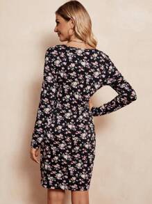 SHEIN Clasi 印花緊身洋裝 - 彩色 - 查看 2