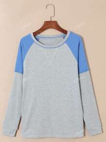 CILKOO Felpe color block manica raglan