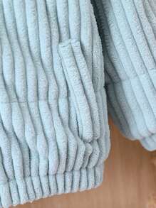 Baby Boy Zip Up Padded Coat - Green - View 6