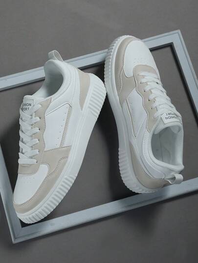 2025新款男士运动鞋男时尚帅气休闲鞋系带男鞋滑板鞋男士运动鞋个性街头男鞋