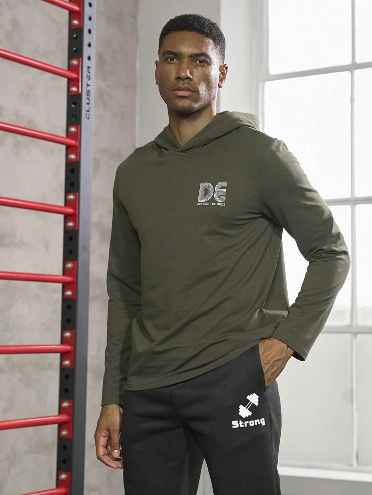 Men Letter Graphic Sports Sweatshirt Men Sweatshirt