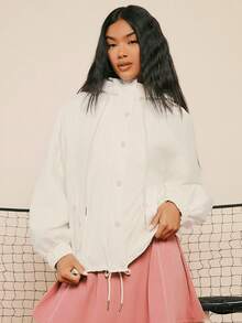 VARSITIE Sports Tennis Basic Outdoors With COAT - Apricot - View 3