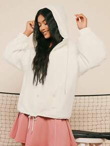 VARSITIE Sports Tennis Basic Outdoors With COAT - Apricot - View 5