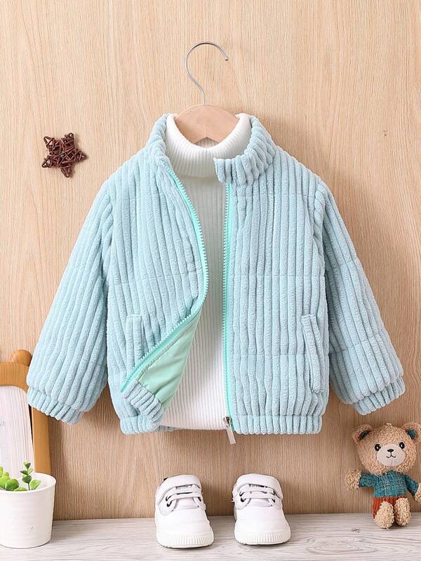 Baby Boy Zip Up Padded Coat