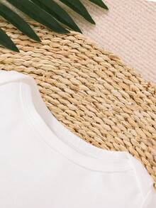 男孩嬰兒字母圖案連身背心