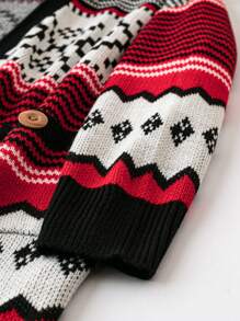 SHEIN LUNE 大尺碼開衫 - 彩色 - 查看 3