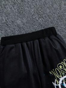 SHEIN 年輕女孩們套裝 - 黑色 - 查看 8