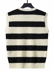 Manfinity Hypemode Men Two Tone Sweater Vest - Apricot - View 2