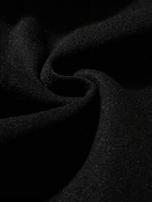 SHEIN Unity In Bí ngô Eo đàn hồi Quần thể thao - màu đen - Xem 4