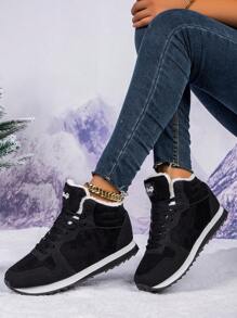 2025 Winter Women's Warm Plush Snow Boots, Anti-Slip Outdoor Shoes, Suitable For Couple,Fur Boots