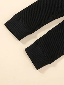 SHEIN 男小童2入組素色T恤和2入組長褲 - 彩色 - 查看 4