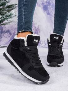 2025 Winter Women's Warm Plush Snow Boots, Anti-Slip Outdoor Shoes, Suitable For Couple,Fur Boots