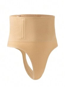 SuitURBody 女士高腰收腹内裤无缝半透明三角裤 - 杏色 - 查看 3