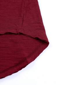 Christmas Print Raglan Sleeve Tee - Multicolor - View 6