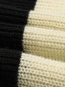 Manfinity Hypemode Men Two Tone Sweater Vest - Apricot - View 3