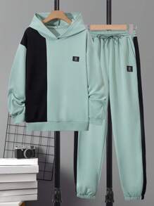 青少年（男）兩件套 - 彩色 - 查看 1