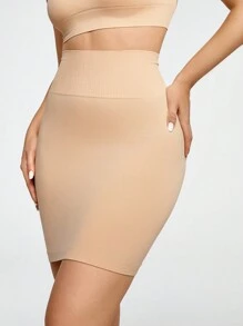 SHEIN Shape Falda faja de talle alto control de barriga levantamiento de glúteos