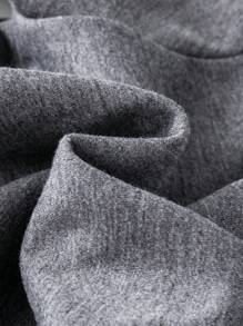 SHEIN Young Boy Zip Up Thermal Lined Hooded Jacket - Black - View 5