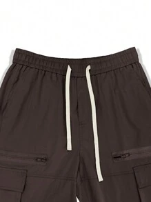 Loose-Fit Men's Cargo Pants With Flap Pockets And Side Pockets