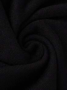 EURMUSE Men Solid Sweater Vest Without Shirt - Black - View 5