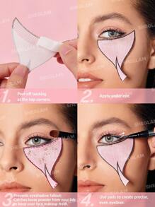 SHEGLAM So Long Fallout Mermaid Eyeshadow Sticker Eyeliner Mascara Easy Eye Makeup Stencil Stamp Beauty Tool Brand Beauty Makeup Face Paint Cosmetic For Women Girls Perfect For Fall Winter Ideal For Y2K Fancy Fashion Suitable For Birthday Christmas Present Party Ready Best Color