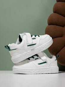 Autumn Winter Boys' & Girls' Classic Casual Lightweight Sneakers, Multicolor Splice Kids' Sports Shoes - Multicolor - View 5