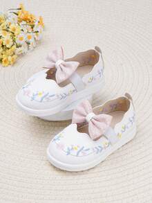 Infant Flat Shoes - White - View 2