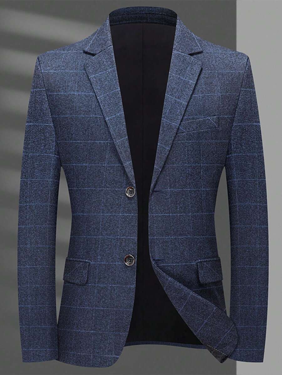 Blazers de hombres - Azul - Ver 1