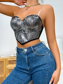 頭巾下擺胸罩 - 彩色 - 查看 3