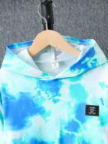 男大童紮染連帽衫和運動褲 - 彩色 - 查看 5