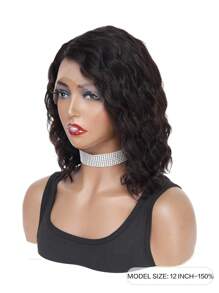 短大波浪多層假髮13X4X1T型蕾絲假髮假髮適合女士 - SNatural - 查看 5