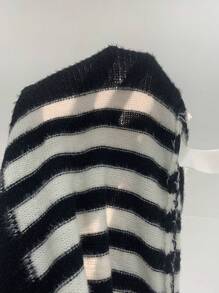 Lunelith SHEIN Lunessa Pull Court À Rayures