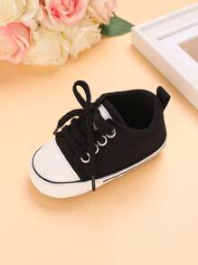 Unisex Infant Spring & Autumn Casual Sports Shoes With Soft Sole, For 0-1 Year Old - Black - View 5