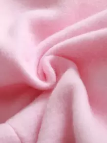 Men Kangaroo Pocket Drawstring Hoodie - Pink - View 3