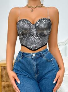 頭巾下擺胸罩 - 彩色 - 查看 4