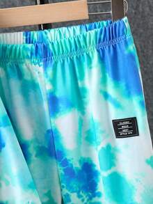 男大童紮染連帽衫和運動褲 - 彩色 - 查看 3