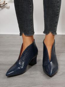 Women's Blue Ankle Boots - Royal Blue - View 6
