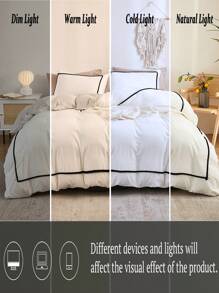 Effen wit beddengoedset Pompon dekbedovertrekset Boho boerderij beddengoedset 3-delig Mini pompon decor Beige en witte dekbedovertrek Zacht microvezel dekbedovertrek voor jongens en meisjes 1 dekbedovertrek 2 kussenslopen Geen dekbed Schoolbeddengoed