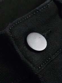 Tween Boy Solid Jeans - Black - View 4