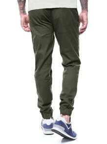 Manfinity Homme Men 2pcs Drawstring Waist Slant Pocket Pants - Multicolor - View 4