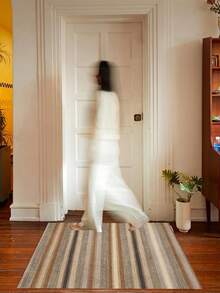 SHEIN 北歐風格幾何防水和防滑客廳,廚房地墊 - 彩色 - 查看 6