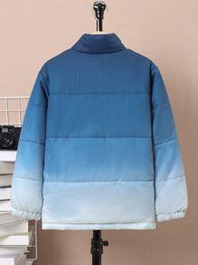 SHEIN Casaco acolchoado com estampa de letras gráficas Tween Boy 1pc