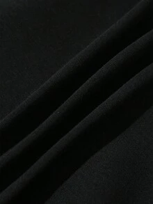 SHEIN 男小童熊和字母圖案連帽衫