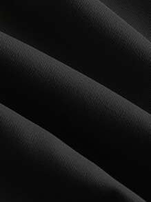 SHEIN MOD Solid Pleated Detail Buckle Detail Pleated Detail Skort