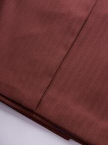 Manfinity Mode Men 1pc Double Breasted Blazer - Burgundy - View 6