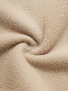 INAWLY Plus Letter Graphic Thermal Lined Sweatshirt, For Winter Graduation,Back To School,Graduation,Teacher For Women,Back To School Pullover Fall Autumn - Khaki - View 8